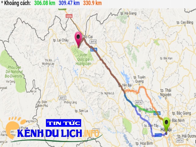 Sapa cách Hà Nội bao nhiêu km?