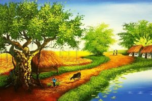 Tranh phong cảnh quê hương